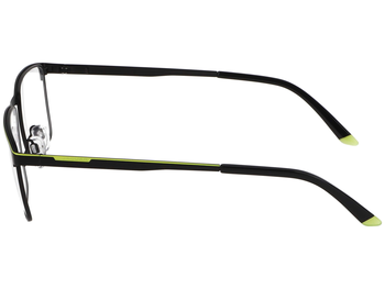 Das Bild zeigt die Bügel der Brille 3639 6100 der Marke Jaguar in schwarz.